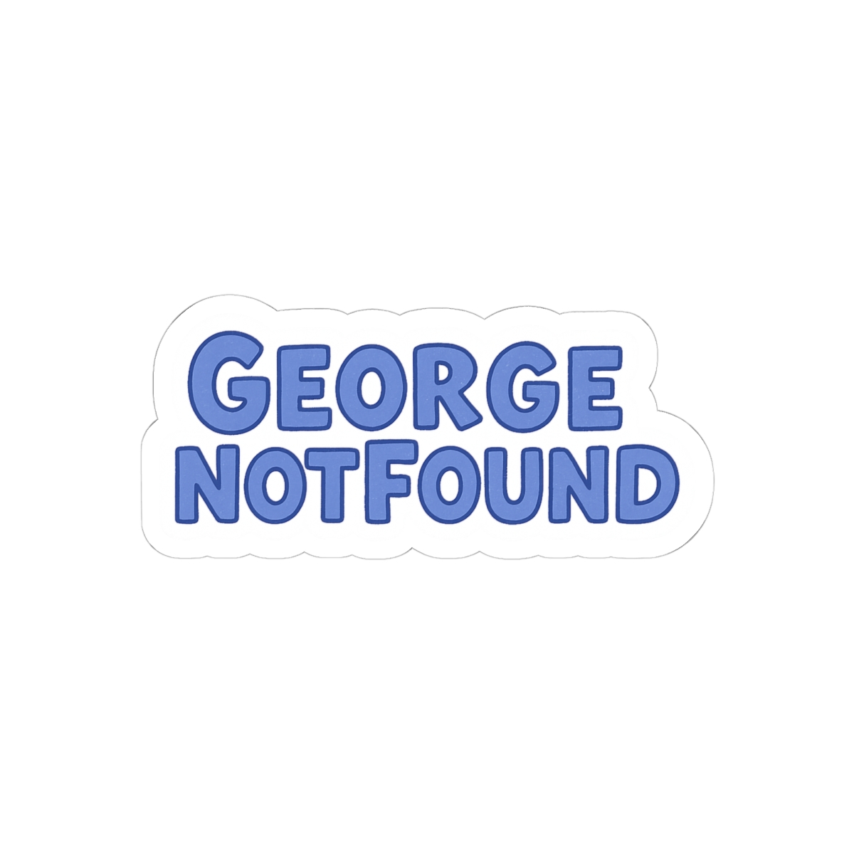 GeorgeNotFound Signature Gaming Sticker | Bold Vinyl Decal