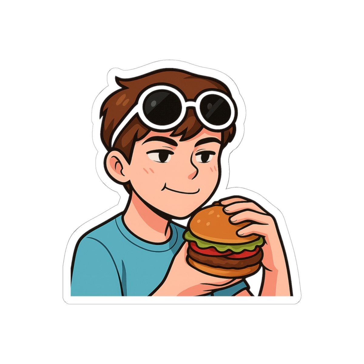 GeorgeNotFound Dream Burger Sticker | Funny Gamer Vinyl Decal