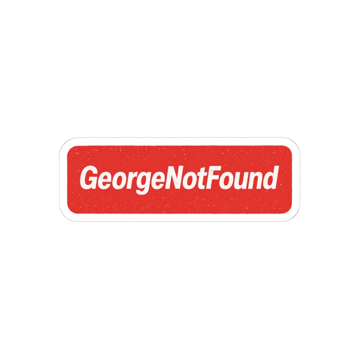 GeorgeNotFound Logo Sticker | Iconic Gamer Vinyl Decal - alternate angle 1, merchandise