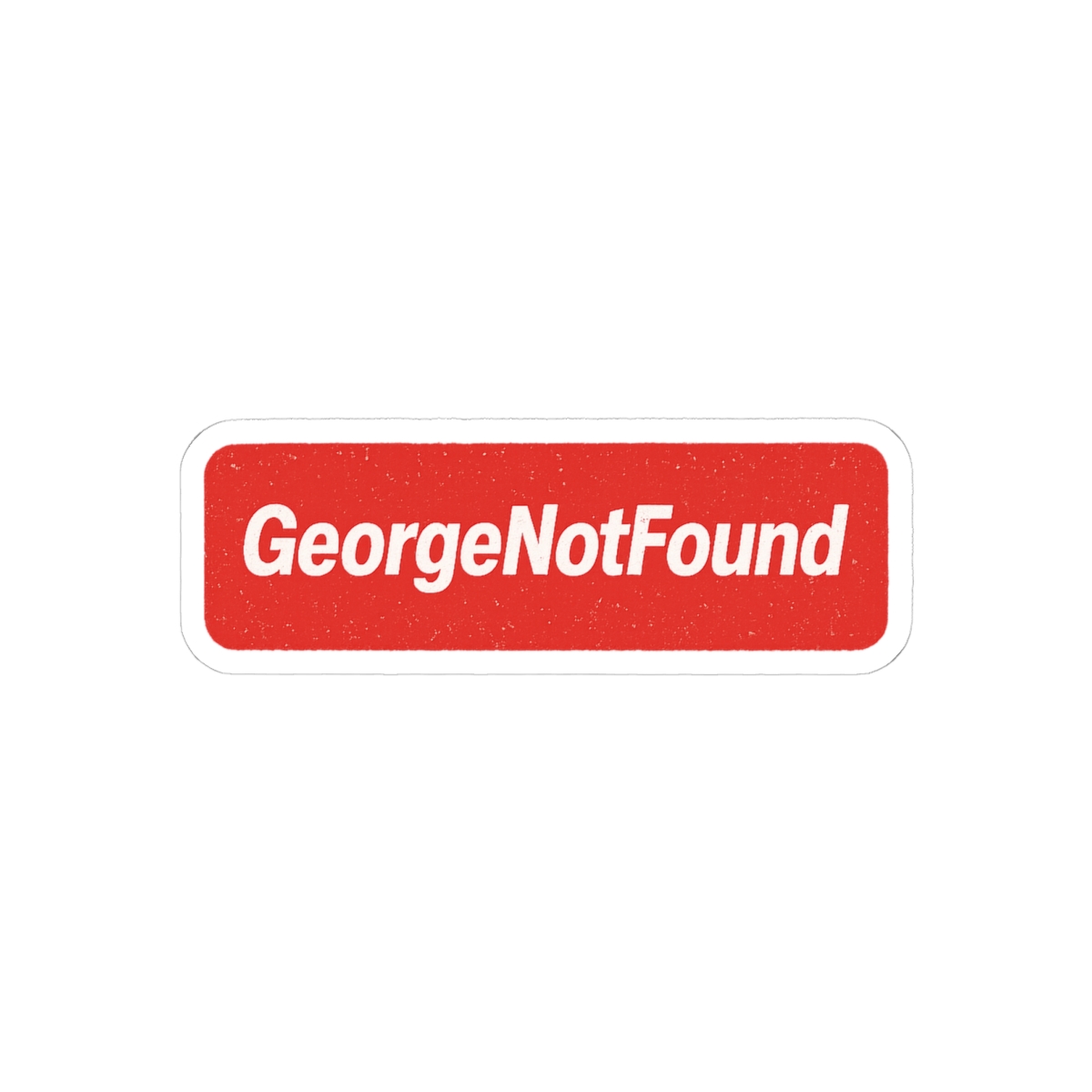 GeorgeNotFound Logo Sticker | Iconic Gamer Vinyl Decal