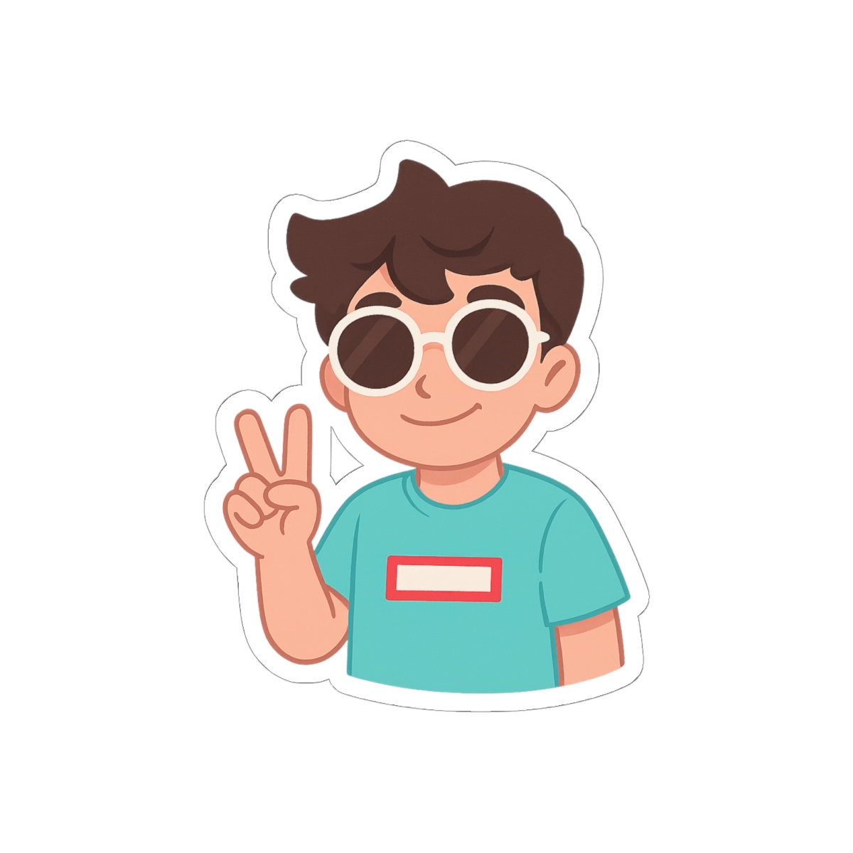 GeorgeNotFound Half Body Sticker | Cute Vinyl Decal