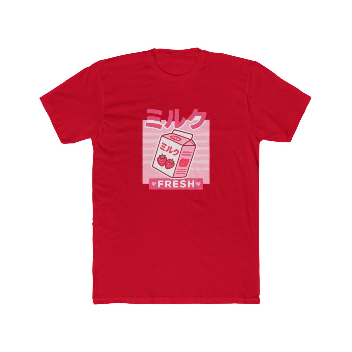 GeorgeNotFound Kawaii Strawberry Milkshake T-Shirt - alternate angle 3, merchandise