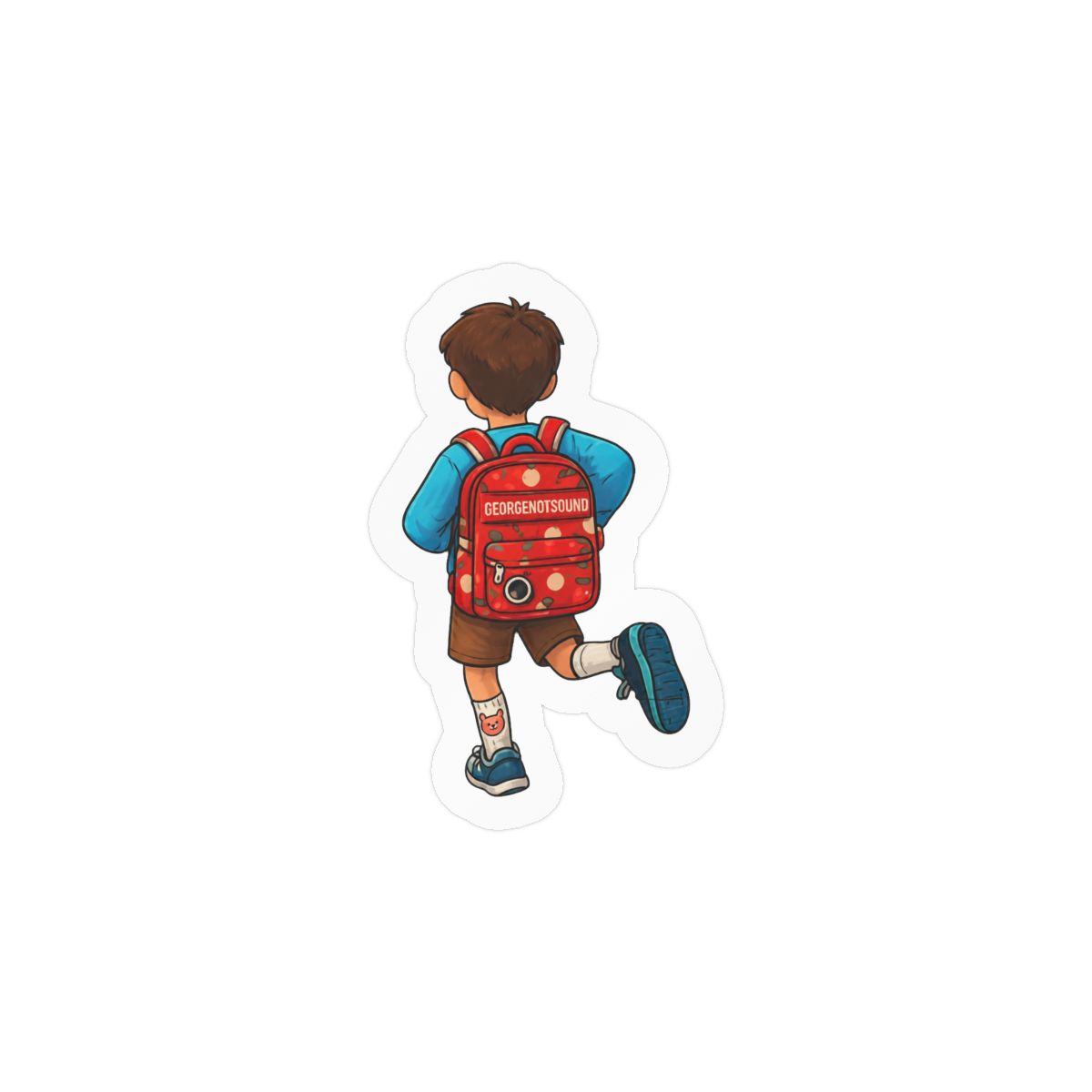 Georgenotfound Stickers Sticker | Cute Gaming Vinyl Decal