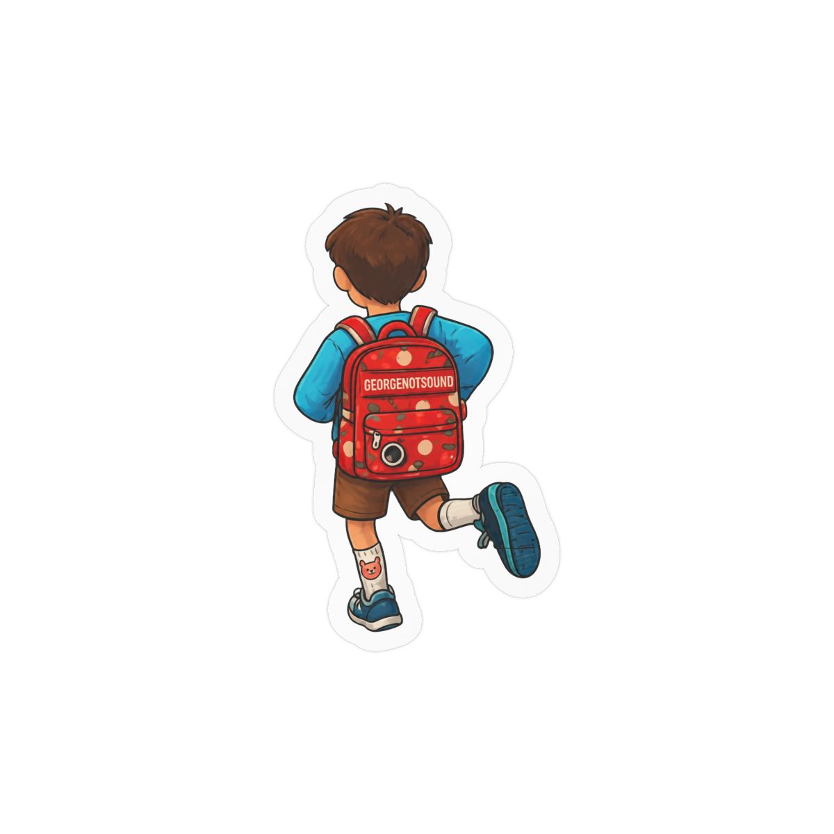 Georgenotfound Stickers Sticker | Cute Gaming Vinyl Decal - alternate angle 2, merchandise