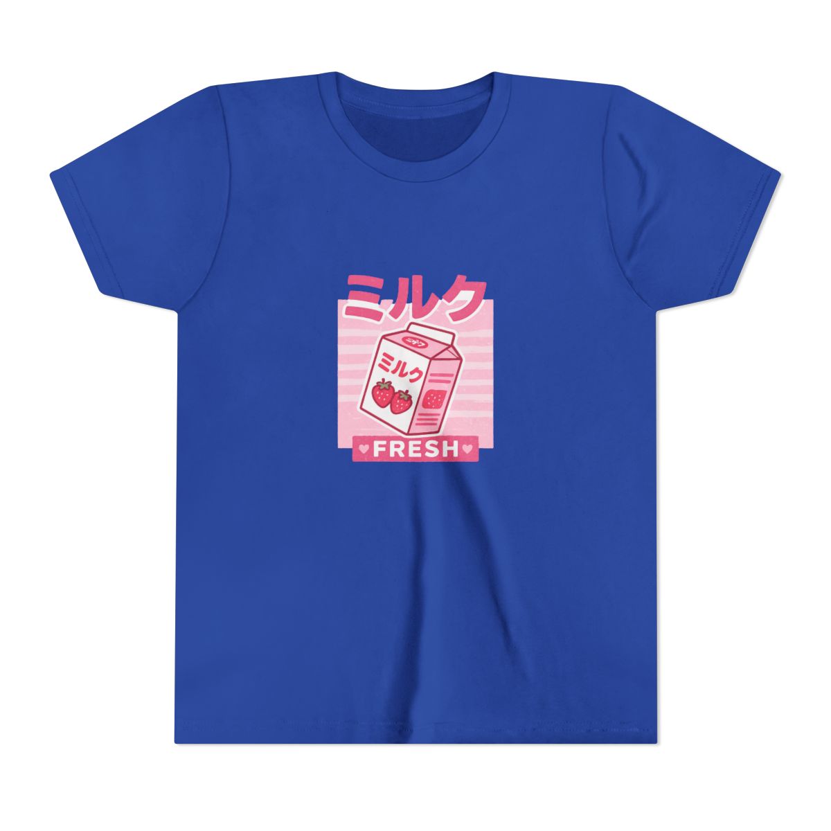 GeorgeNotFound Kawaii Strawberry Milkshake Kids T-Shirt - alternate angle 4, merchandise